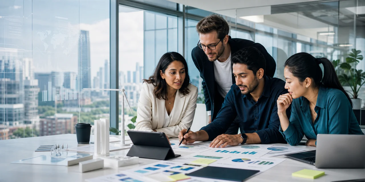 A founder cohort preparing for their next stage with a mentor